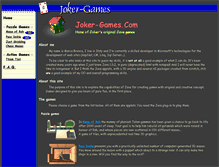 Tablet Screenshot of joker-games.com